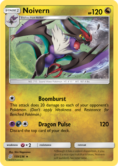 Noivern 159/236 Pokémon card from Unified Minds for sale at best price