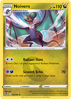 Noivern 133/195 Pokémon card from Silver Tempest for sale at best price