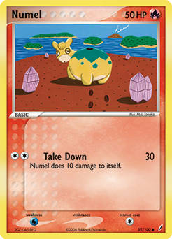 Numel 59/100 Pokémon card from Ex Crystal Guardians for sale at best price