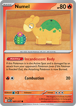 Carte Pokémon Communes Chamallot 27/217 de la série Héros Transcendants