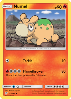 Numel 23/236 Pokémon card from Unified Minds for sale at best price
