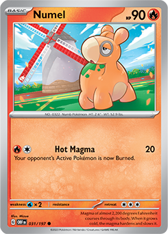 Numel 31/197 Pokémon card from Obsidian Flames for sale at best price