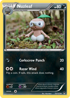 Nuzleaf 72/122 Pokémon card from Breakpoint for sale at best price