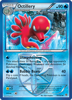 Octillery 19/101 Pokémon card from Plasma Blast for sale at best price