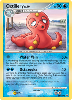 Octillery 58/127 Pokémon card from Platinuim for sale at best price