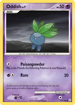 Oddish 112/146 Pokémon card from Legends Awakened for sale at best price