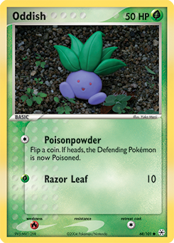 Oddish 68/101 Pokémon card from Ex Hidden Legends for sale at best price