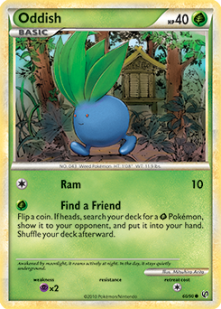 Oddish 60/90 Pokémon card from Undaunted for sale at best price