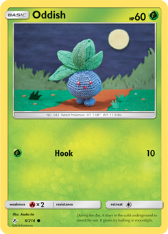 Oddish 6/214 Pokémon card from Unbroken Bonds for sale at best price