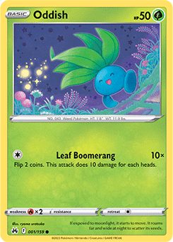 Oddish 001/159 Pokémon card from Crown Zenith for sale at best price