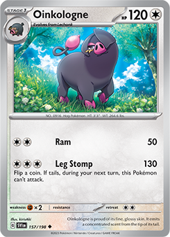 Oinkologne 157/198 Pokémon card from Scarlet & Violet for sale at best price