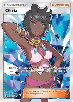 Olivia 111/111 Pokémon card from Crimson Invasion for sale at best price