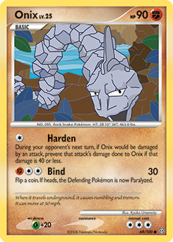 Onix 69/100 Pokémon card from Stormfront for sale at best price