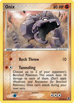 Onix 42/112 Pokémon card from Ex Fire Red Leaf Green for sale at best price