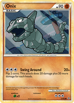 Onix 57/95 Pokémon card from Unleashed for sale at best price