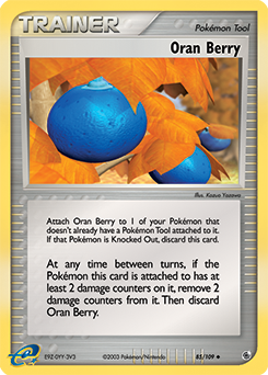 Oran Berry 85/109 Pokémon card from Ex Ruby & Sapphire for sale at best price