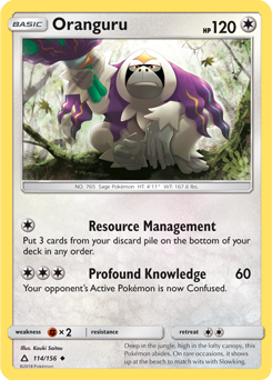 Oranguru 114/156 Pokémon card from Untra Prism for sale at best price