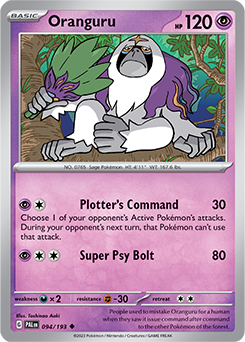 Oranguru 094/193 Pokémon card from Paldea Evolved for sale at best price