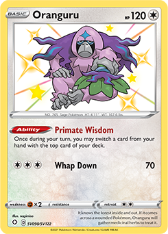 Oranguru SV098/SV122 Pokémon card from Shining Fates for sale at best price