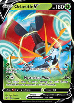 Orbeetle V 020/185 Pokémon card from Vivid Voltage for sale at best price