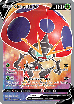 Orbeetle V 166/185 Pokémon card from Vivid Voltage for sale at best price