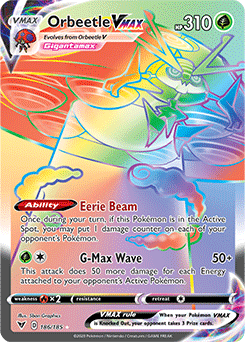 Orbeetle VMAX 186/185 Pokémon card from Vivid Voltage for sale at best price