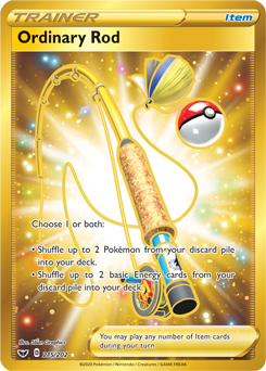 Ordinary Rod 215/202 Pokémon card from Sword & Shield for sale at best price