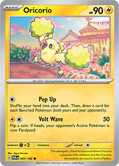 Oricorio 67/182 Pokémon card from Paradox Rift for sale at best price