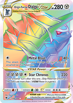 Origin Forme Dialga VSTAR 198/189 Pokémon card from Astral Radiance for sale at best price
