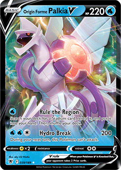Origin Forme Palkia V 039/189 Pokémon card from Astral Radiance for sale at best price