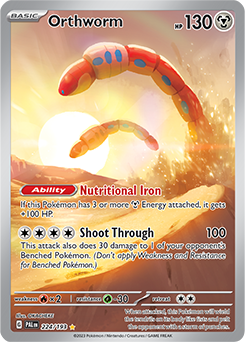 Orthworm 224/193 Pokémon card from Paldea Evolved for sale at best price