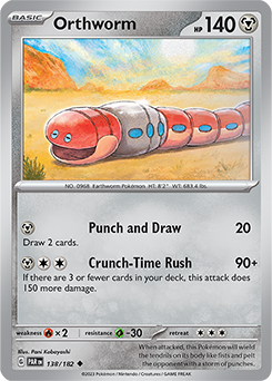 Orthworm 138/182 Pokémon card from Paradox Rift for sale at best price