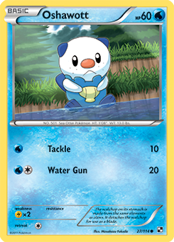Oshawott 27/114 Pokémon card from Black & White for sale at best price