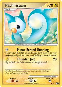 Pachirisu 4/17 Pokémon card from POP 6 for sale at best price