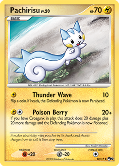 Carte Pokémon Pachirisu 10/17 de la série POP 9 en vente au meilleur prix