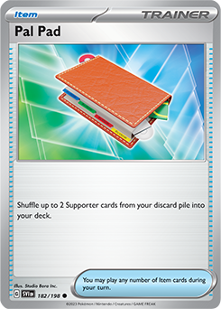 Common Pokémon card Pal Pad 182/198 from Scarlet & Violet expansion