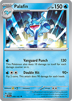 Palafin 49/162 Pokémon card from Temporal Forces for sale at best price