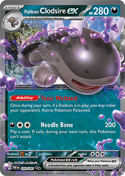 Paldean Clodsire ex 59/91 Pokémon card from Paldean fates for sale at best price