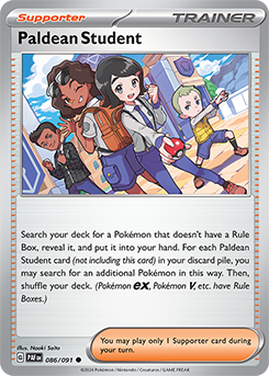 Paldean Student 86/91 Pokémon card from Paldean fates for sale at best price