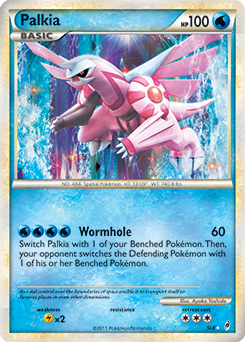 Shining Pokémon Pokémon card Palkia SL8 from Call of Legends expansion