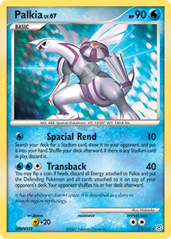 Palkia 11/130 Pokémon card from Diamond & Pearl for sale at best price