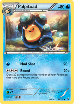 Palpitoad 23/101 Pokémon card from Noble Victories for sale at best price
