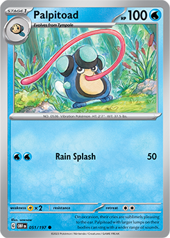 Palpitoad 51/197 Pokémon card from Obsidian Flames for sale at best price