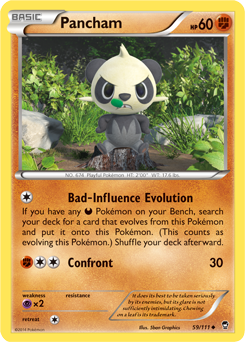 Pancham 59/111 Pokémon card from Furious Fists for sale at best price
