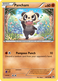 Pancham 86/162 Pokémon card from Breakthrough for sale at best price