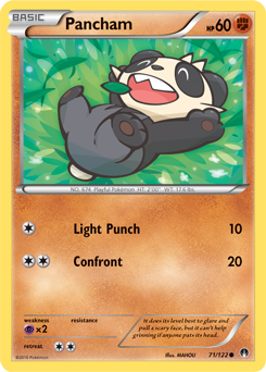 Pancham 71/122 Pokémon card from Breakpoint for sale at best price