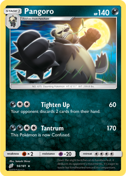 Pangoro 94/181 Pokémon card from Team Up for sale at best price
