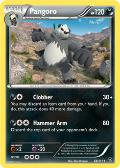 Pangoro 68/111 Pokémon card from Furious Fists for sale at best price