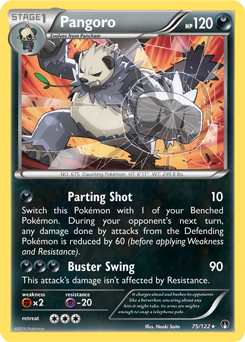 Pangoro 75/122 Pokémon card from Breakpoint for sale at best price