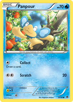 Panpour 22/98 Pokémon card from Emerging Powers for sale at best price